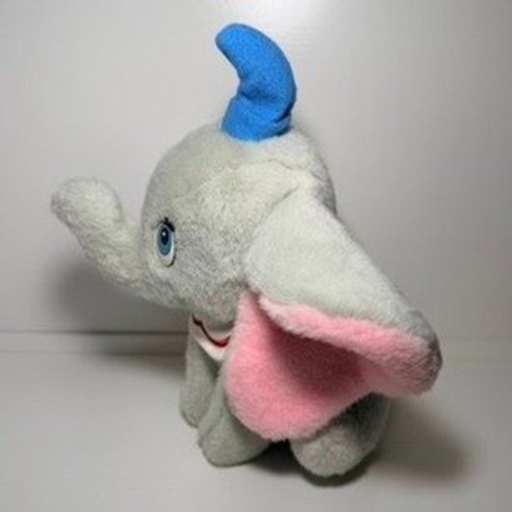 Vintage 80s Disney Dumbo Plush Disneyland Walt Disney World 9.5 inch Collectible - Picture 4 of 8